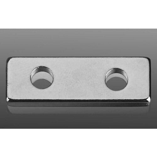 30x10x5mm N35 Dual Hole Cuboid Super Strong Magnet 30mmx10mmx5mm Rare Earth Neodymium Fridge Magnet 30*10*5mm Permanent Magnets