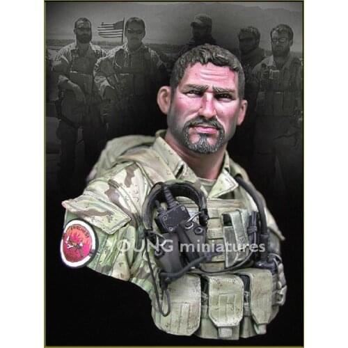 1/10 US NAVY SEAL AFGHANISTAN 2005 Resin Figure Bust GK Modern military subject matter Uncoated No colour
