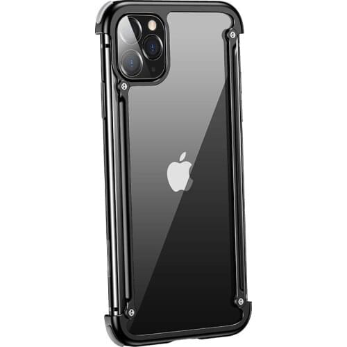 Shockproof Metal Bumper Phone Case For iPhone 12 11 Pro Case Armor Aluminum Coque For iPhone 11 12 Mini 12 Pro Max Fundas Coques