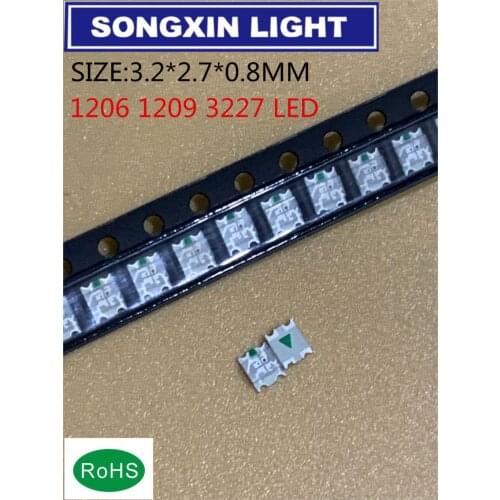 3000pcs SMD 1206 (3227) LED Beads Green And Red Blue RGB Bicolor LED Chip 2V Lamp SMT Surface Mounted Device for PCB