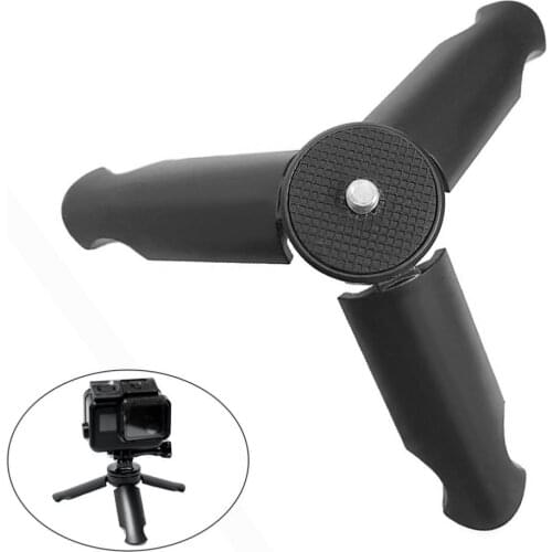 Universal Mini Tripod Stand 1/4 Screw for Smartphone Action Cameras Holder Monopod for Live / Video / Photograph