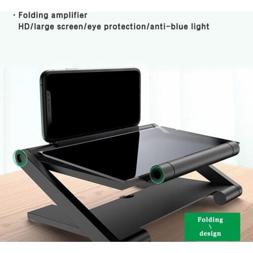 Phone Magnifier for Gaming Supports Smartphones Against Blue Radiation Eye Protection Screen Enlarger Magnifying Screen