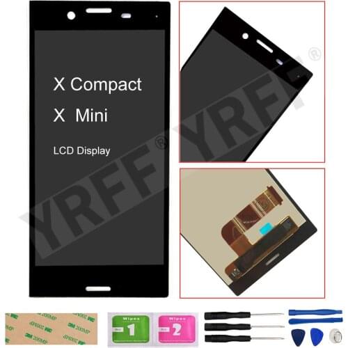 4.6" For Sony X Mini F5321 LCD Display Touch Screen Digitizer Assembly Replacment For Sony Xperia X Compact LCD Touch Screen