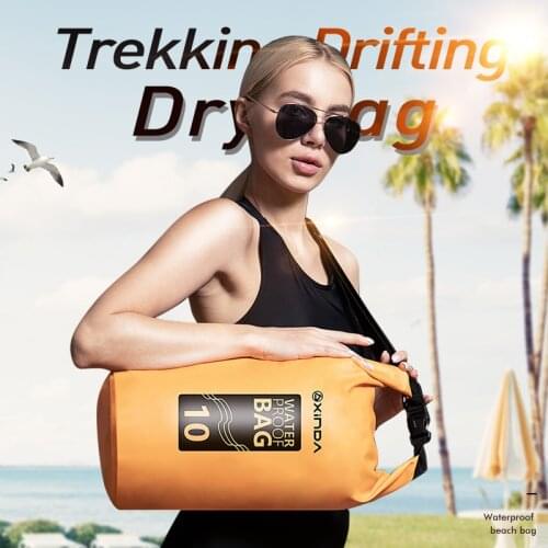 10/20L Outdoor PVC Swimming Bags Waterproof Dry Bags Portable Rafting Diving Dry Bag for River Trekking