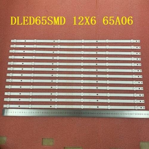 12pcs/set 6LED LED backlight bar For LED46C45RQ A050165000001612 DLED65SMD 65A06 DLED65SMD