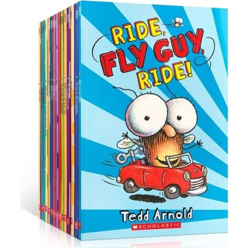 15 Books / Set English Usborne Books for Children Kids Picture Books Baby Famous Story The Fly Guy Series Fun Reading Story Book