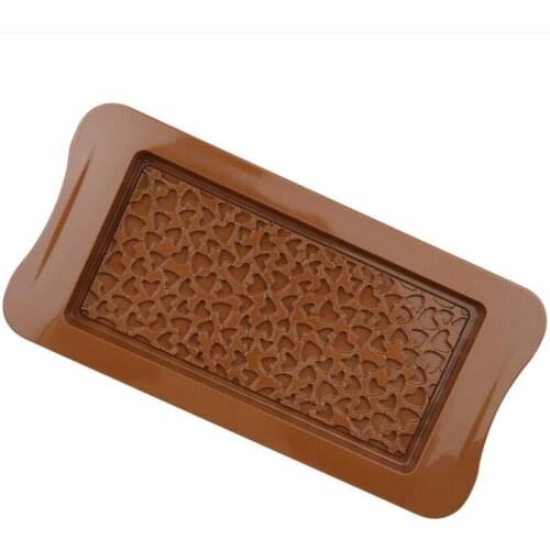 Non Stick Silicone Mold Love Heart Chocolate Cake Mold Baking Ice Fondant Sugar Tool Cake Wedding Fondant Decorating Tools