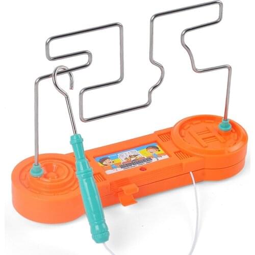 Kids Collision Electric Shock Toy Education Electric Touch Maze Game Party Funny Game Science Experiment Toys for Children Gift
