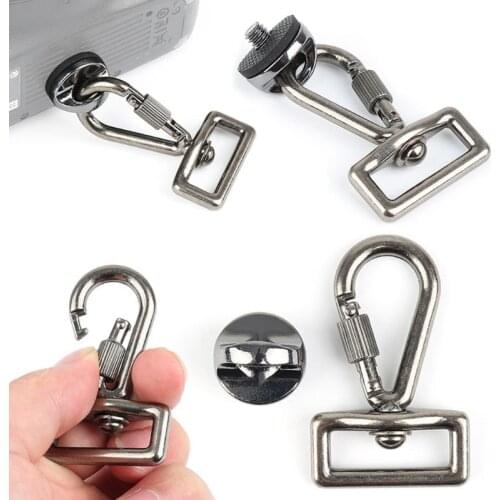 DSLR SLR Camera 1/4" Screw Connecting Adapter Connecting Hook For Camera Shoulder Sling Neck Strap Belt Bag Case
