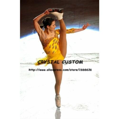 Crystal Custom Figure Skating Dresses Girls New Brand Ice Skating Dresses For Competition DR4562