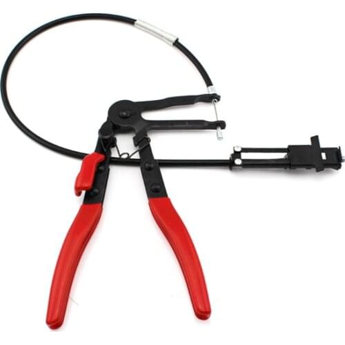 Auto Vehicle Tools Cable Type Flexible Wire Long Reach Hose Clamp Pliers for Car Repairs Hose Clamp Removal Tool Alicate