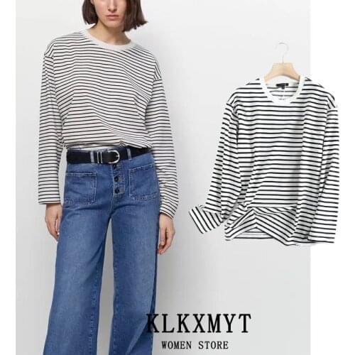 Женские футболки с длинным рукавом Klkxmyt China At AliExpress