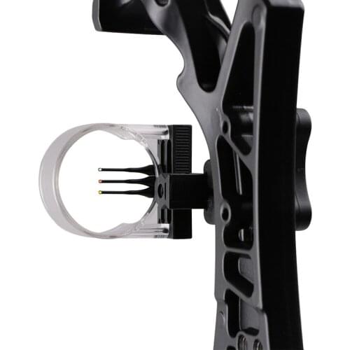 Luoyer 3-Pin Bow Sight for Compound Recurve Bow with Fiber Optic Archery Accessories Right & Left Handed Blind & Tree Stand