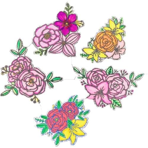 5pc Stamping Metal Cutting Dies Cut Floral Flower Set Scrapbooking Paper Craft Handmade Album Card Punch Art Alinacutle