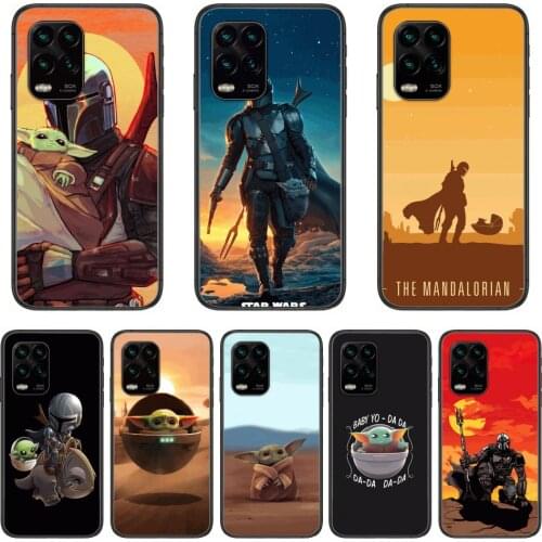 Soft Colorful Phone Case Cute Baby Yoda Phone Case For xiaomi Redmi Note 9S 8 7 6 5 A Pro T Anime Black Cover Silicone Back Pr