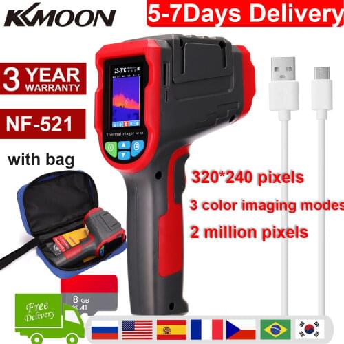 NF-521 Thermal Imager Portable Infrared Thermal Camera Digital Display Heating Detector Handheld Temperature Imaging Imager