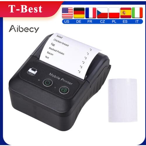 Portable Wireless BT 58mm 2 Inch Thermal Receipt Printer Mini USB Bill POS Mobile Printer Support ESC/POS Print Command