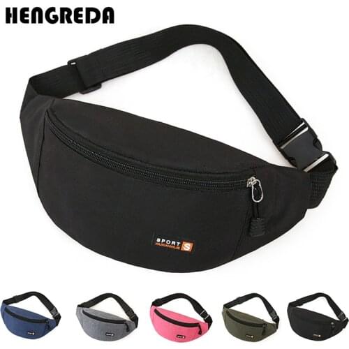 Oxford Fanny Pack Banana Bags Travel Men Women Belt Bag Phone Money Waist Bag Hip Bum Waistbag 2020 Hengreda Pouch Pockets