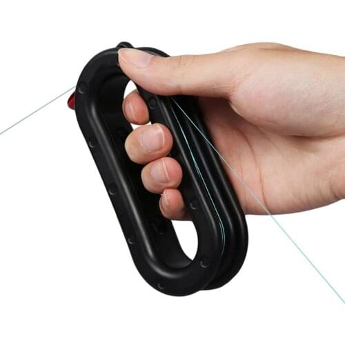 Fishing Tackle Accessories Fishing Cable Puller Fishing Wire Winding Handle Holder Knot Tying Tool