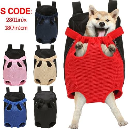 Carrier for Dogs Pet Dog Carrier Backpack Mesh Outdoor Travel Products Breathable Shoulder Handle Bags for Small Dog Cats