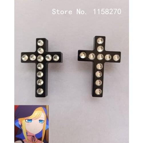 The Duke of Death and His Maid Shinigami Bocchan to Kuro Maid Alice Cosplay Earrings A Pair