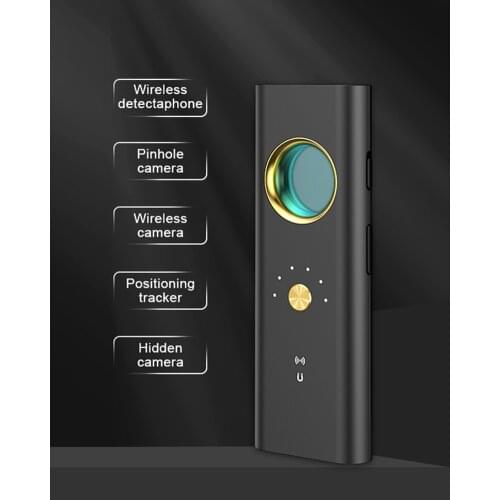 Hidden Camera Spy Detector Signal Lens RF Tracker Detect Multi-Function Camera Bug Detector Camera GSM Audio Bug Finder GPS
