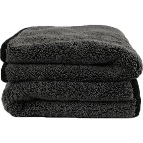 1300GSM 50x50cm Super Absorbent Car Wash Waxing Polishing towels Durable Microfiber Towel Coral Velvet Car Cleaning cloth