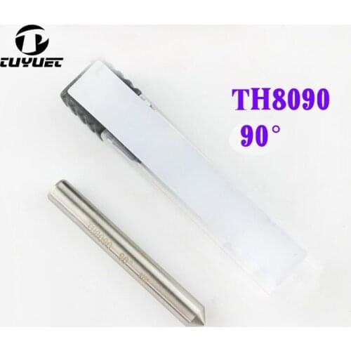 TH8090 Carbide End Mill High speed steel HSS 90° Milling Cutter for CNC Key Machine