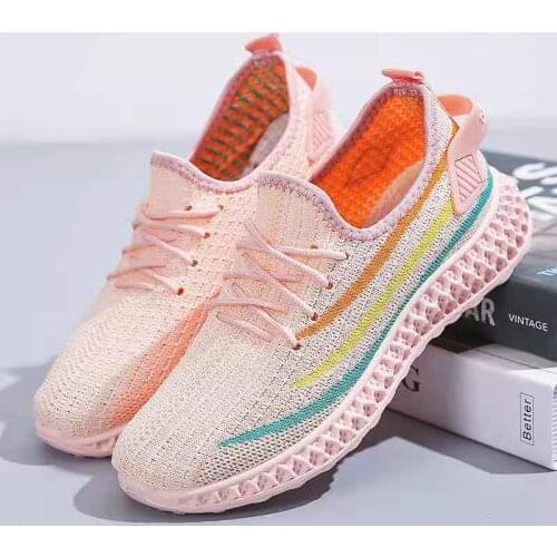 Womens Shoes Summer Woven Sports Shoes Fashion Casual Shoe Breathable Mesh Coconut Shoes All-match for Women Sneakersdt7
