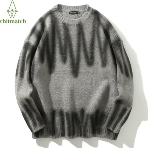 Winter Thicken Stripe Knitted Sweater Man Hip Hop Streewear Men And Womens Pullover Striped Oversized Loose Sweater Hot Sale