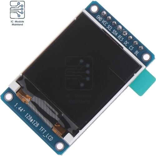 1.44 Inch 128x128 LCD Module ST7735S 8 Pin Full Color 1.44" TFT Resolution SPI Serial Interface 3.3V HD Display Screen Board