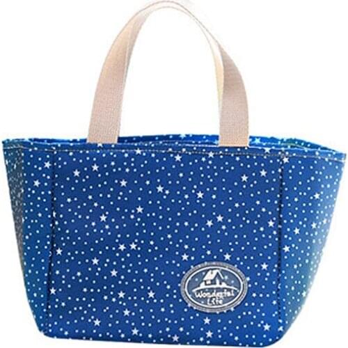 15PCS / LOT Fashion Thermal Insulation Printing Floral Portable Picnic Insulated Food Storage Box Women Men Tote Lunch Bag