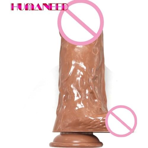 26*8.5cm Fatter Dildo Huge Thick Sex Toys for Women Real Dildo Massager Realistic Penis Glans Stimulation Anal Plug Adult Toys