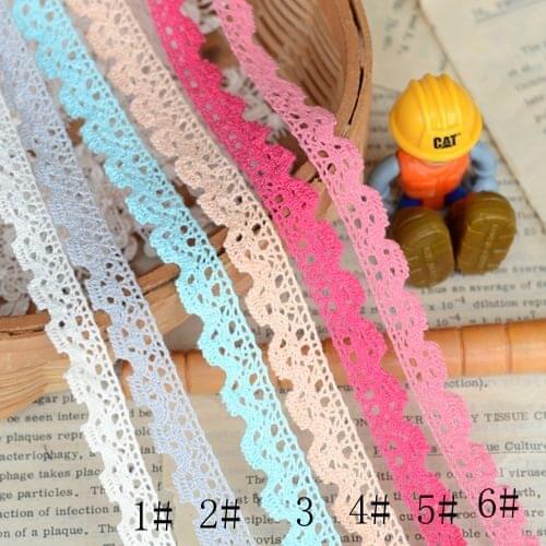 Color cotton thread lace width 1.1 cm