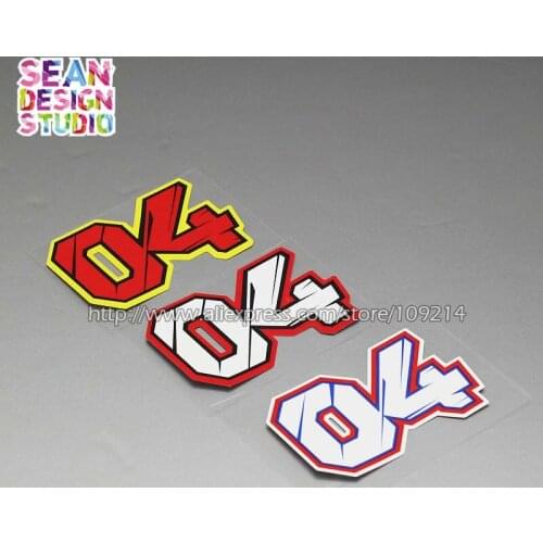 For motogp team 04 Dovi sticker motor bike decal motorcycle racing Vinyl 21