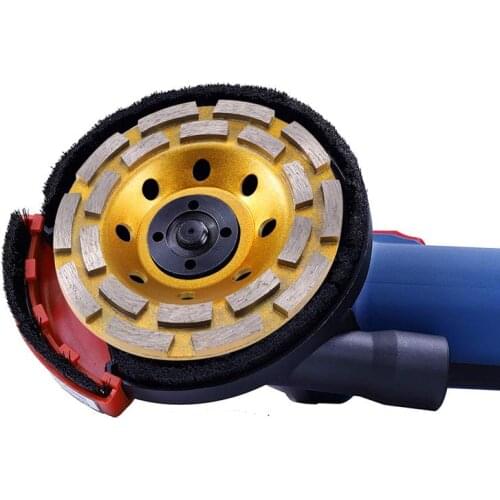 Hot New Double Row Cup Grinding Wheel Bowl Shape Grinding Cup Concrete Sanding Disc Abrasives Concrete Tool Wheel Pot Cup Wheel