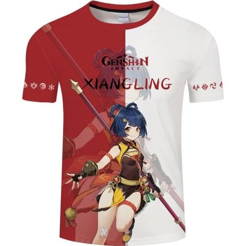 New 3D printed anime T shirts Mens t-shirts Summer breathable t-shirt Round neck shirt T-shirts New goth costume tops XXS-6XL