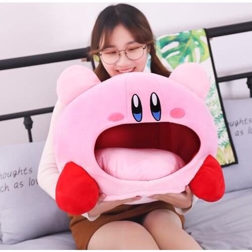 Kawaii Pink Plush Toy Hat Cute Nap Rest Plush Toy Hat For Girls Birthday And Holiday Gifts