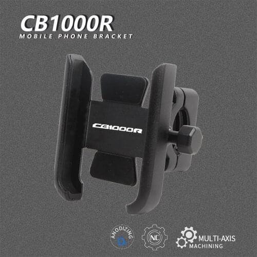 For Honda CB1000R 2008-2021 2020 2019 2018 2017 2016 Motorcycle CNC Handle Bar Rear Mirror Mobile Phone Bracket GPS Stand Holder
