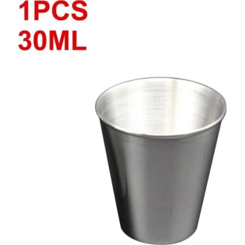 Fashion General 30ML Compact Size 1PCS Stainless Steel Cover Mug Camping Cups Mug Drinking Coffee Tea Beer for Outdoor Travel