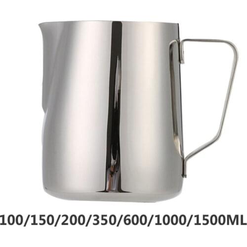 Stainless Steel Frothing Coffee Pitcher Pull Flower Cup Espresso Cappuccino Cups Milk Pot Milk Frother Frothing Jug Latte Art