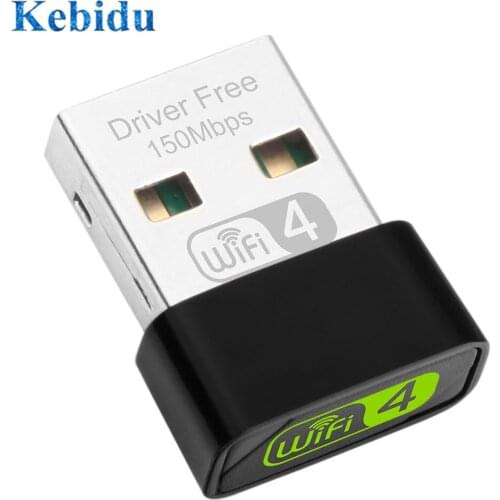 Mini USB WiFi Adapter for PC 150Mbps 2.4GHz Wireless Network Card Adapter Wi-Fi Receiver For Windows 10/8/7XP Laptop Desktop