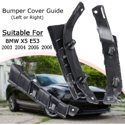 Car Bumper Cover Bar Support Bracket Front Left Right Holder Guide 51117116667 51117116668 For BMW X5 E53 2003 2004 2005 2006