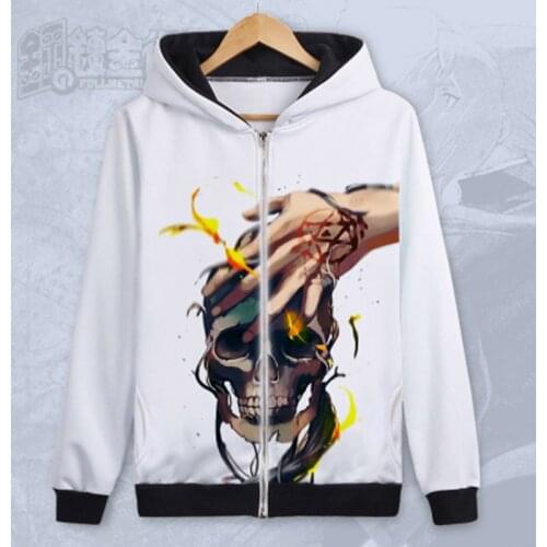 New Fullmetal Alchemist hoodie Anime Edward Elric zipper Hooded Jacket Coat