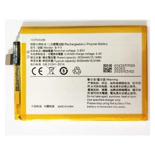 New 4030mAh B-F3 Battery For Vivo U1 Y91 Y93 Y93S V1818CA/GA Y95 Y1818A Mobile Phone