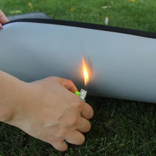 105x60cm Fire Pit Pad Prevent Floor Deck Mat Camping Fireproof Grill Mat Blanket Heat Insulation Pad Outdoors Picnic Barbecue