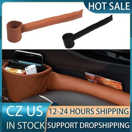Gap Filler Pockets Car Seat Interior Organizer Accessories Storage Organizer PU Leather Multifunctional Storage Box Card Holder