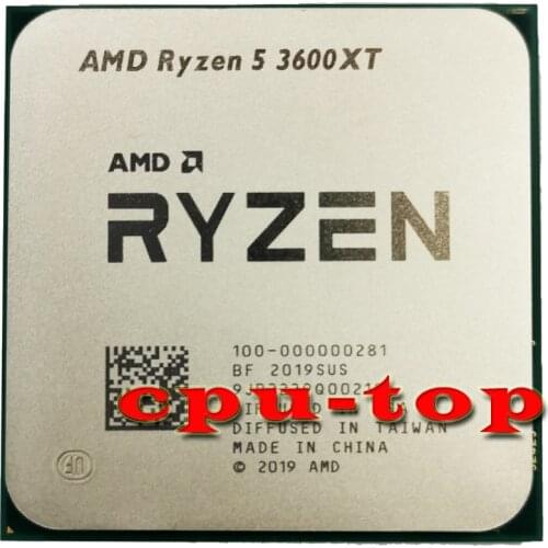 AMD Ryzen 5 3600XT R5 3600XT 3.8 GHz Six-Core Twelve-Thread CPU Processor 7NM 95W L3=32M 100-000000281 Socket AM4 free shipping
