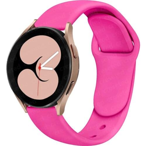 20mm 22mm Band For Samsung Galaxy watch 4/4 Classic Active 2 Gear S3 amazfit GTS GTR Silicone bracelet Huawei GT 2/2e/pro strap