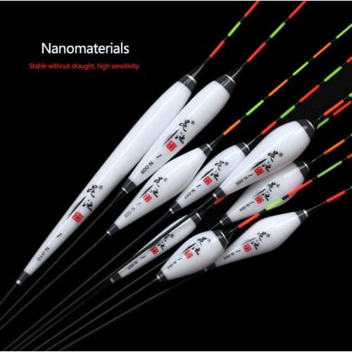 RQNQ 1pcs 2021New Nanomaterials High Sensitivity Carp Floating Silver Carp Carp Floating Fishing Waterproof Wave